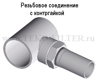 Резьбовое соединение с контргайкой